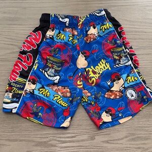 Boys (sz Y-Medium) Flow Society Mister Flow Lax Shorts